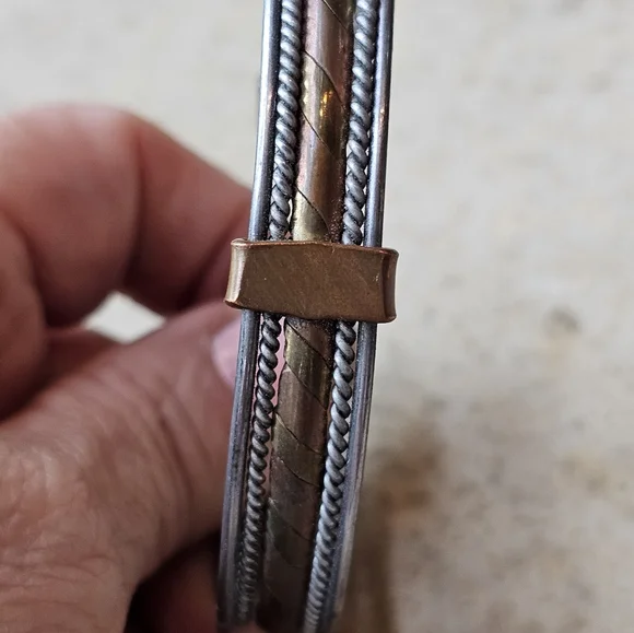 Bracelet Handmade copper bracelet LOT 408 - Picture 2 of 9